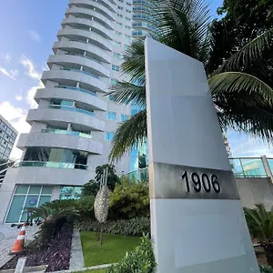 202 Flat Beira Mar Av Boa Viagem Com Cozinha Apart-hotel